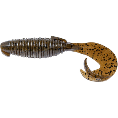 Силиконовая приманка Keitech Flapper Grub 4" цв. #101 Green Pumpkin PP