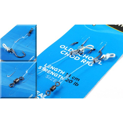 Оснастка волосяная Nautilus Old School Chod Rig 14см 20lb #6