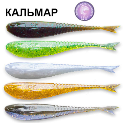 Силиконовая приманка Crazy Fish Glider 2.2" 35-55-М14-6 кальмар цв. MIX14