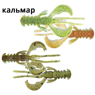 Силиконовые приманки Crazy Fish Nimble 1.2" 76-30-4d/5d-6 кальмар цв. 4d/5d