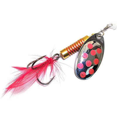 Блесна вращающаяся Lucky John Spin-X Round 04 11,0гр. цв. SR