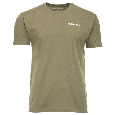 Футболка Simms Trout On My Mind T-Shirt, Military Heather, M
