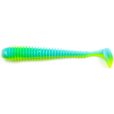 Силиконовая приманка Yaman Pro Betta 2,5" цвет #18 - Ice Chartreuse (уп. 8 шт.)