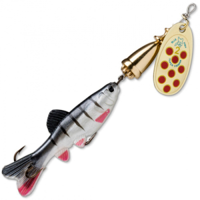 Блесна вращающаяся с рыбкой Blue Fox Vibrax Chaser 8гр. BFVCH2-G