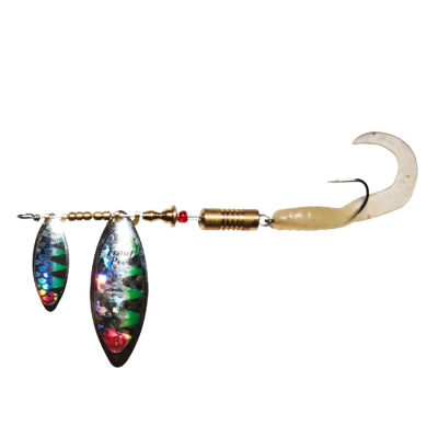 Блесна вращающаяся Trout Pro Long-Tandem №0+№2 ( серебро, цвет 19 )  ( TA-MQ-0/2-S-19 )