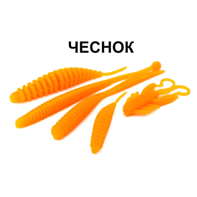 Силиконовые приманки Chuper Trout Mix Оранж чеснок