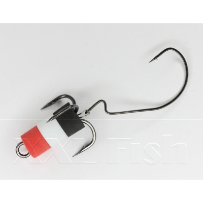 Приманка Мандула "Флажок" XXL Fish Модель 10 цв. КрасноБелоЧерный