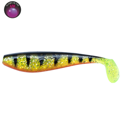 Силиконовая приманка Fox Rage Zander Pro Shad Ultra UV Bulk 5.5" - 14cm - Perch (NZS008) (1шт.)