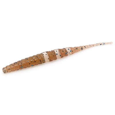 Силиконовая приманка Rampage WormStick 2" цв. #040 - Cinnamon Black Blue Flake