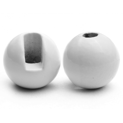 Бусина вольфрамовая Призер с вырезом White 3.3 мм.