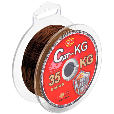 Леска плетёная WFT KG CAT Brown 300/040