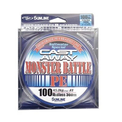 Шнур плетеный Sunline Monster Battle PE 300m - #4.0 60lb