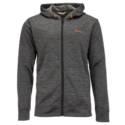 Толстовка Simms Challenger Hoody - Full Zip '21, Carbon Heather, L
