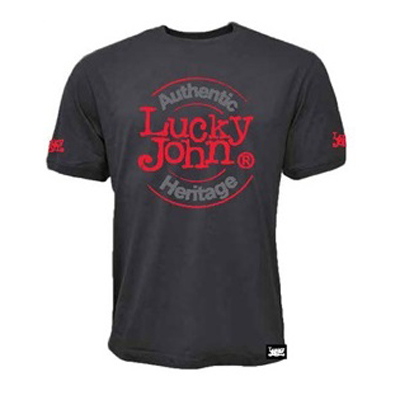 Футболка Lucky John серая 02 р.M