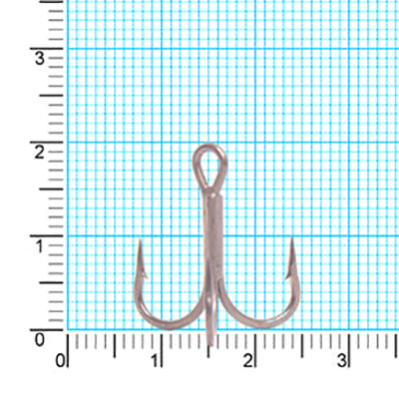 Крючок тройник Kaida CRANE Treble HookTeflonTreated H331 #6 26шт