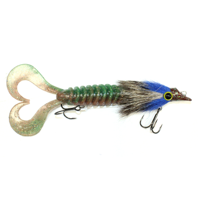 Приманка RSK Fishing MAUS XXL 25 mm (диаметр головы) 25см 98г болотно-зеленое тело, сине-серая голова