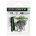 Крючки двойные Yoshi Onyx Double Hook №4/0 ( в упак. 10шт.) (BN)