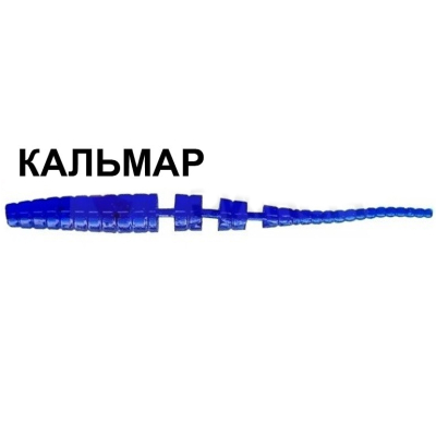 Силиконовая приманка Crazy Fish Polaris 3" 24-68-24-6 кальмар цв. sapphire (сапфир)