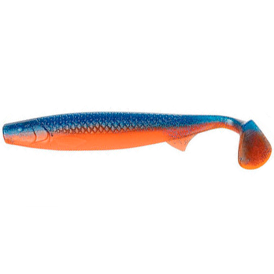 Силиконовая приманка Helios Pike King 6.3"/16 см Star Blue & Orange 3шт (HS-37-044)