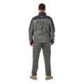 Кофта флисовая Nautilus Keepler Dark Grey/Grey (с принтом) р-р M