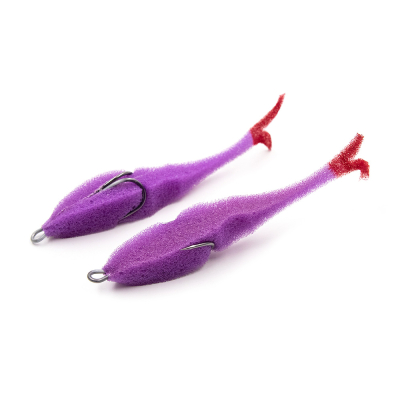 Поролоновая рыбка Yaman Devious Minnow на двойнике, р. 120 мм, цвет 13 (5 шт.)