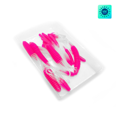 Силиконовые приманки Chuper Trout Mix 2.0 Бабл Bordo UV+ Silver gloss