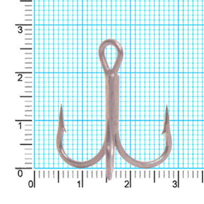 Крючок тройник Kaida CRANE Treble HookTeflonTreated H332 #2 24шт