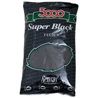 Прикормка Sensas 3000 Super BLACK Feeder 1кг