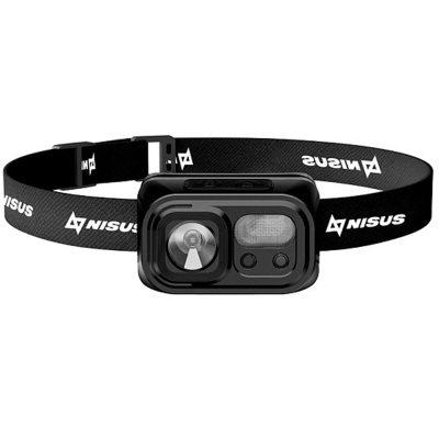 Фонарь налобный сенсорный 200 LM, IP44, USB Nisus Pro (N-FN-HL23)