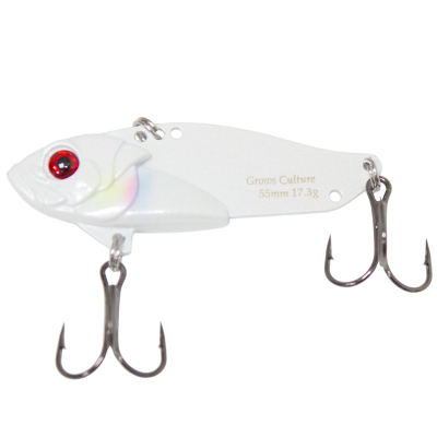 Блесна Цикада Grows Culture VIB 35mm цвет #01 - White Ghost