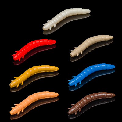 Силиконовая приманка Soorex Pro King Worm 55mm цв. #308 Mix3 Cheese 7pcs