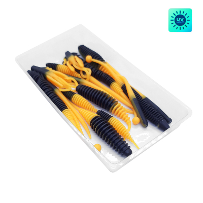 Силиконовые приманки Chuper Trout Mix 2.6 Black+Mango