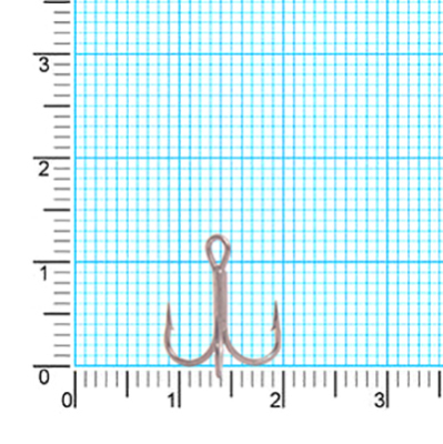 Крючок тройник Kaida CRANE Treble HookTeflonTreated H331 #14 26шт