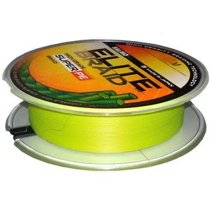 Леска плет. Salmo Elite Braid Yellow 125m 0.11mm