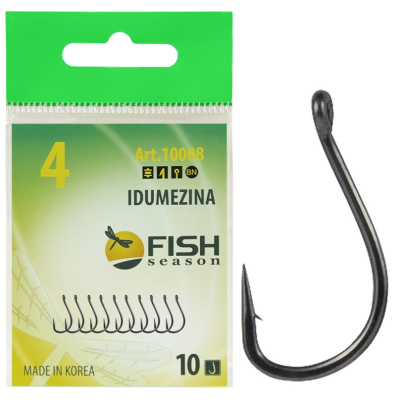 Крючок Fish Season Idumezina-Ring №5 с ушком, покрытие BN (10 шт)