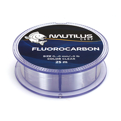 Леска Nautilus Fluorocarbon d-0.40мм 20lb 25м*