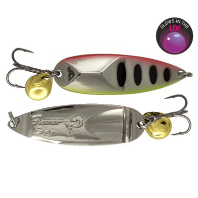 Блесна колеблющаяся LureMax Fever 70мм 25гр цв. 43, Red eye