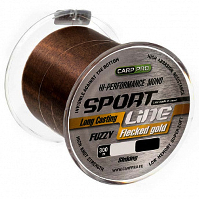 Леска Carp Pro Sport Line Flecked Gold 300м 0,335 мм