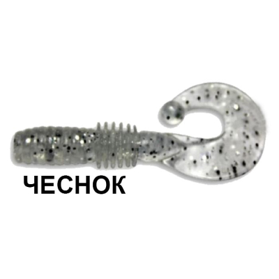 Силиконовая приманка Crazy Fish Power Mace 10-4-7-5 чеснок цв. ghost (призрак)