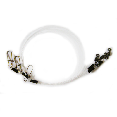 Поводки флюорокарбон Призёр 2 шт. в упаковке. 12 кг - 40 см