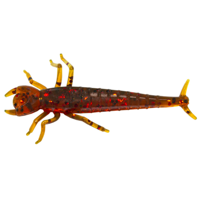 Силиконовая приманка Fish Season "Личинка стрекозы" 2,0"/5,0 см., 0,85 гр., цвет 013 (чеснок уп/6 шт.)