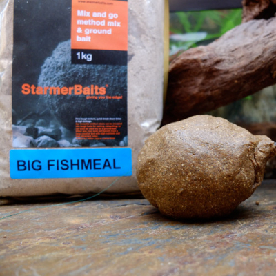 Прикормка Starmer Baits 1kg Big Fishmeal Method Mixes 407  (рыбная мука)