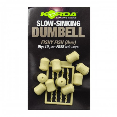 Имитационная приманка Korda Slow Sinking Dumbell Fishy Fish 8мм KPB05  (вкус рыбы)