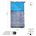 Мешок-одеяло спальный Norfin Alpine Comfort 250 R