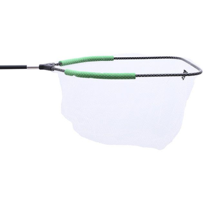 Подсачник спорт Mikado без ручки (50 х 40см, зелёные поплавки, яч.6мм) нейлон (S4-009-5040)