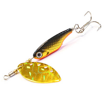 Блесна вращающаяся Daiwa Silver Creek Spinner Z 1060 цв. H-Black Gold