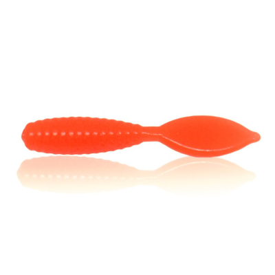 Мягкая приманка MF_pro Spade Tail 1.5" - 3,81см. Креветка Orange - оранжевый