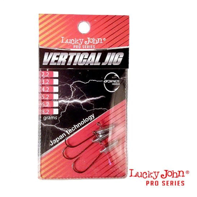 Джиг-головки Lucky John Vertical Jig 8.2г 3шт.