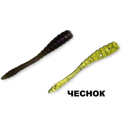 Силиконовая приманка Crazy Fish Tipsy 1.2" 69-30-54/67-5 чеснок цв. green acid (зеленая кислота)/ цв. olive pearl (оливковый перламутр)