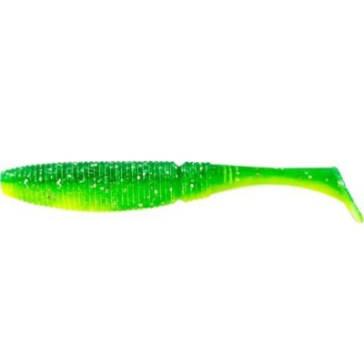 Мягкая приманка Allvega Power Swim 5см 1г (8шт.) цв. Salad green silver flake